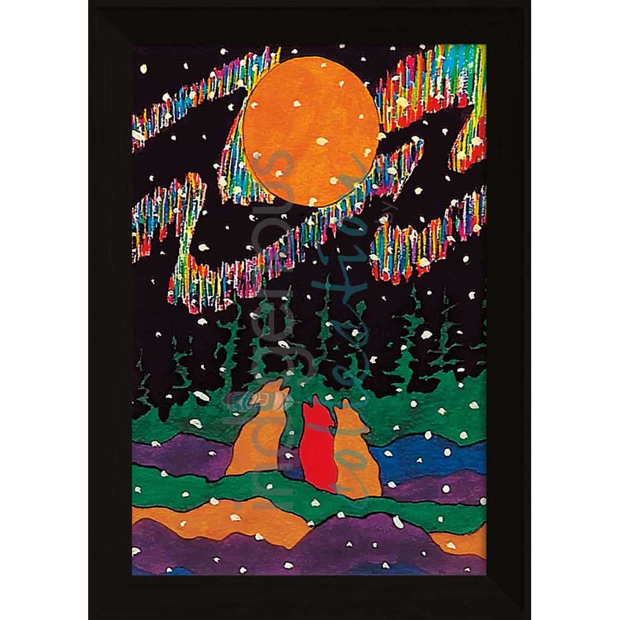 Aurora II by artist Dawn Oman - Denesuline (Chipewyan). Indigenous Collection
