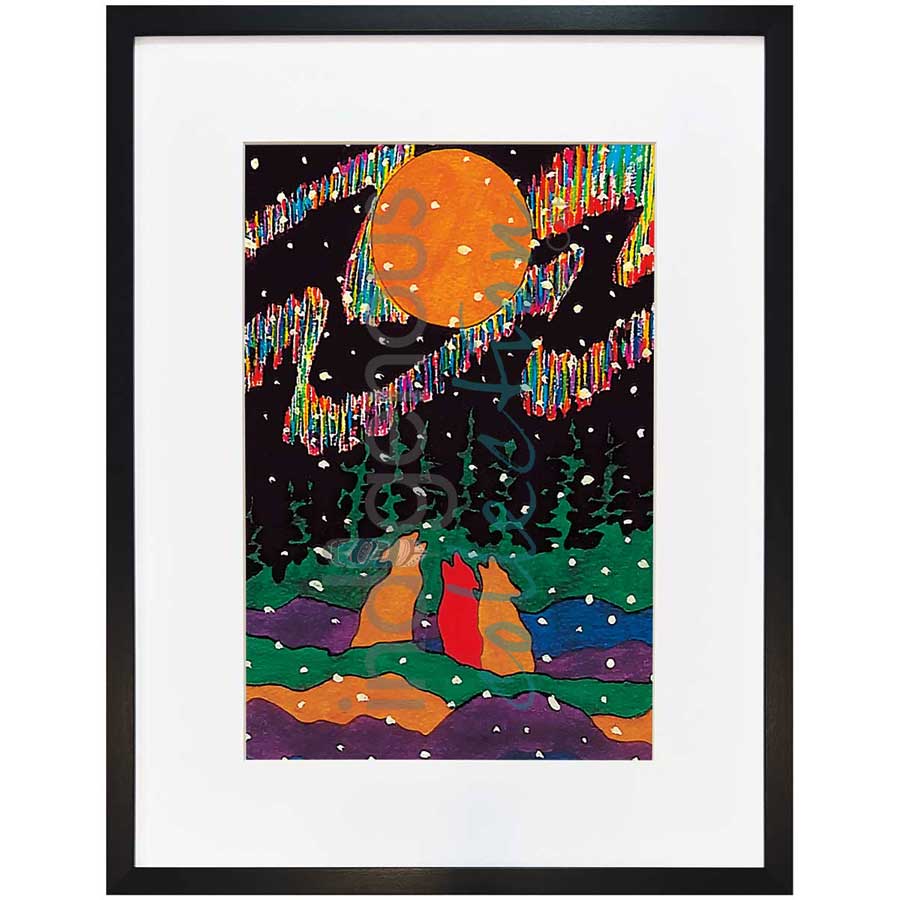 Aurora II by artist Dawn Oman - Denesuline (Chipewyan). Indigenous Collection