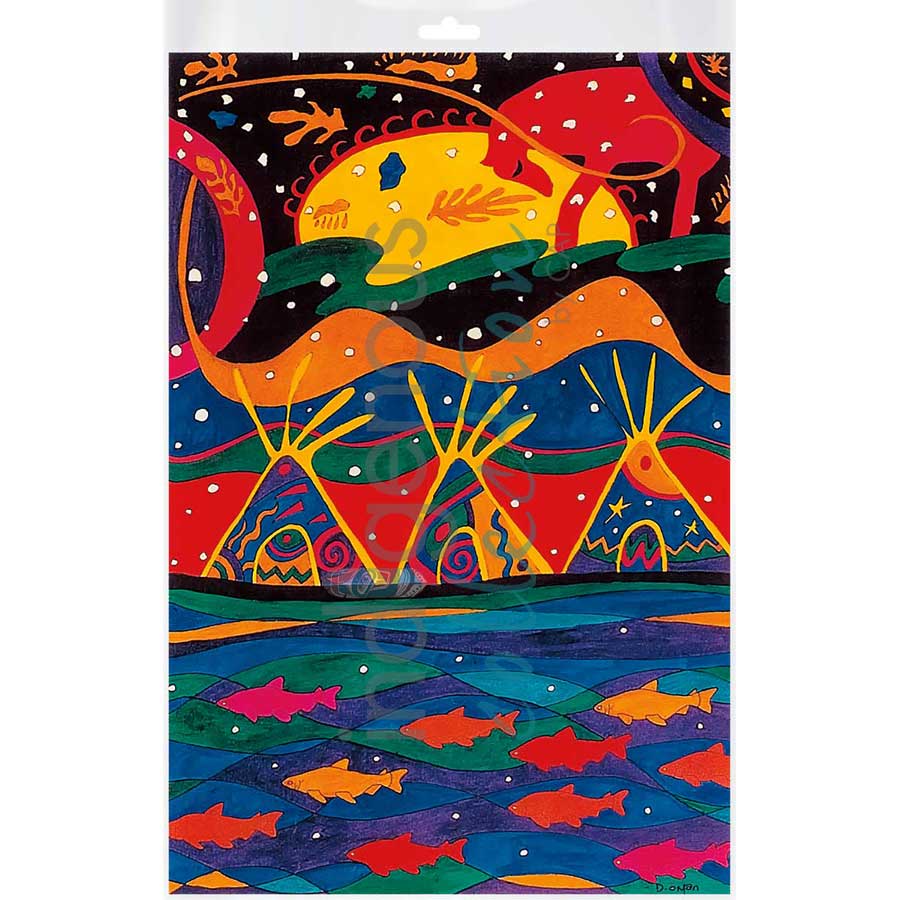 This Land by artist Dawn Oman - Denesuline (Chipewyan). Indigenous Collection