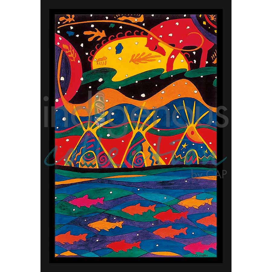 This Land by artist Dawn Oman - Denesuline (Chipewyan). Indigenous Collection