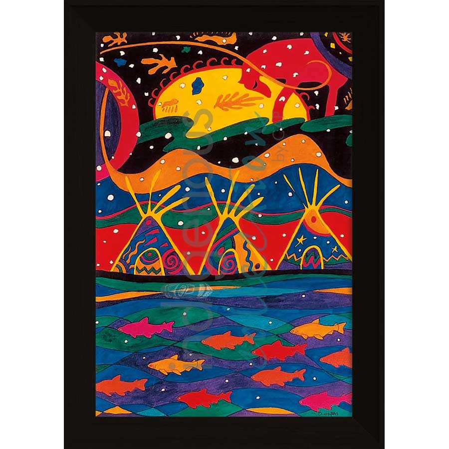 This Land by artist Dawn Oman - Denesuline (Chipewyan). Indigenous Collection