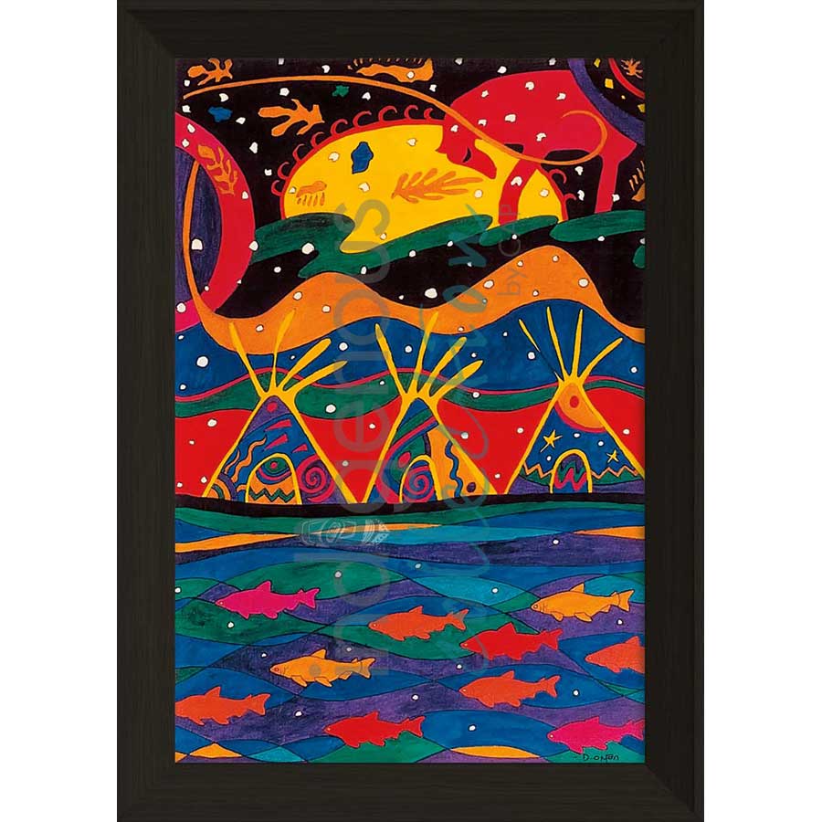 This Land by artist Dawn Oman - Denesuline (Chipewyan). Indigenous Collection