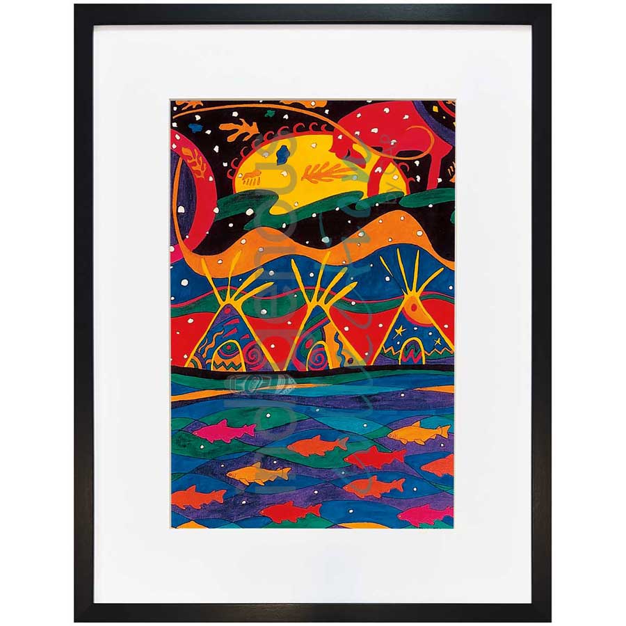 This Land by artist Dawn Oman - Denesuline (Chipewyan). Indigenous Collection
