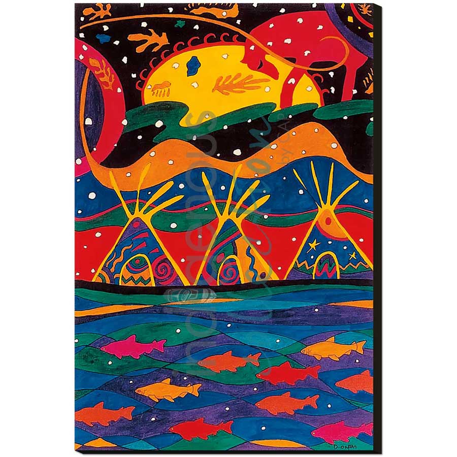 This Land by artist Dawn Oman - Denesuline (Chipewyan). Indigenous Collection