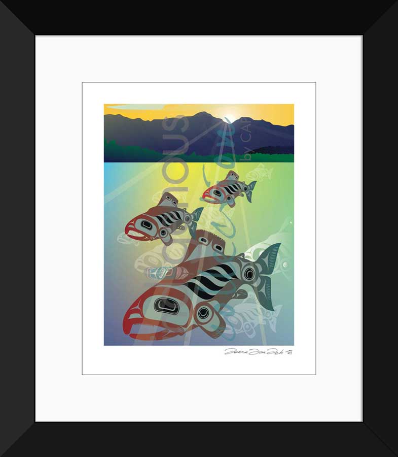 Salmon Fall Run Limited Edition. Indigenous Collection