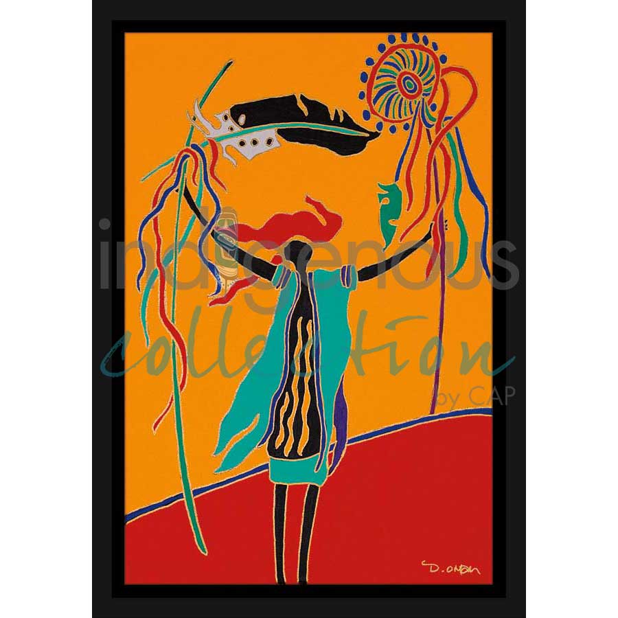 The Healer by artist Dawn Oman - Denesuline (Chipewyan). Indigenous Collection