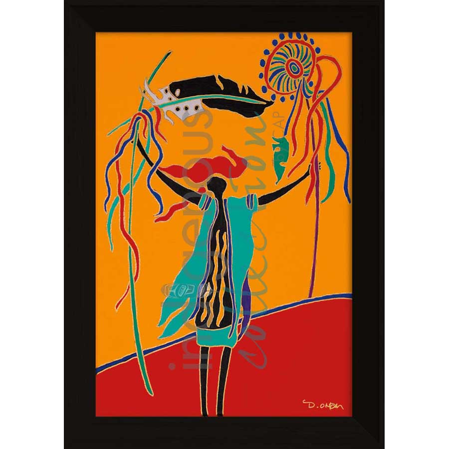 The Healer by artist Dawn Oman - Denesuline (Chipewyan). Indigenous Collection