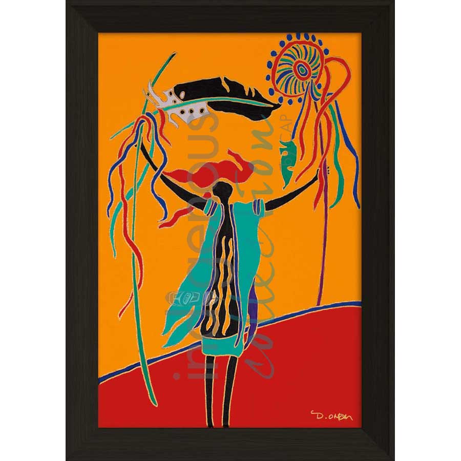 The Healer by artist Dawn Oman - Denesuline (Chipewyan). Indigenous Collection