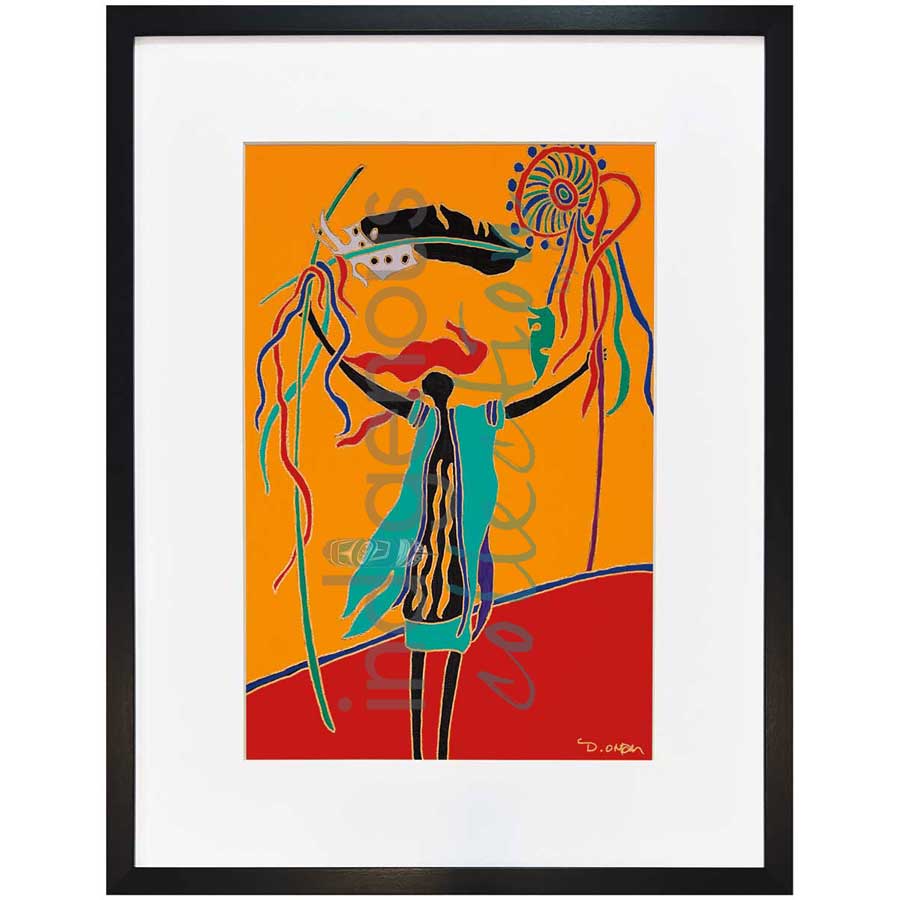 The Healer by artist Dawn Oman - Denesuline (Chipewyan). Indigenous Collection