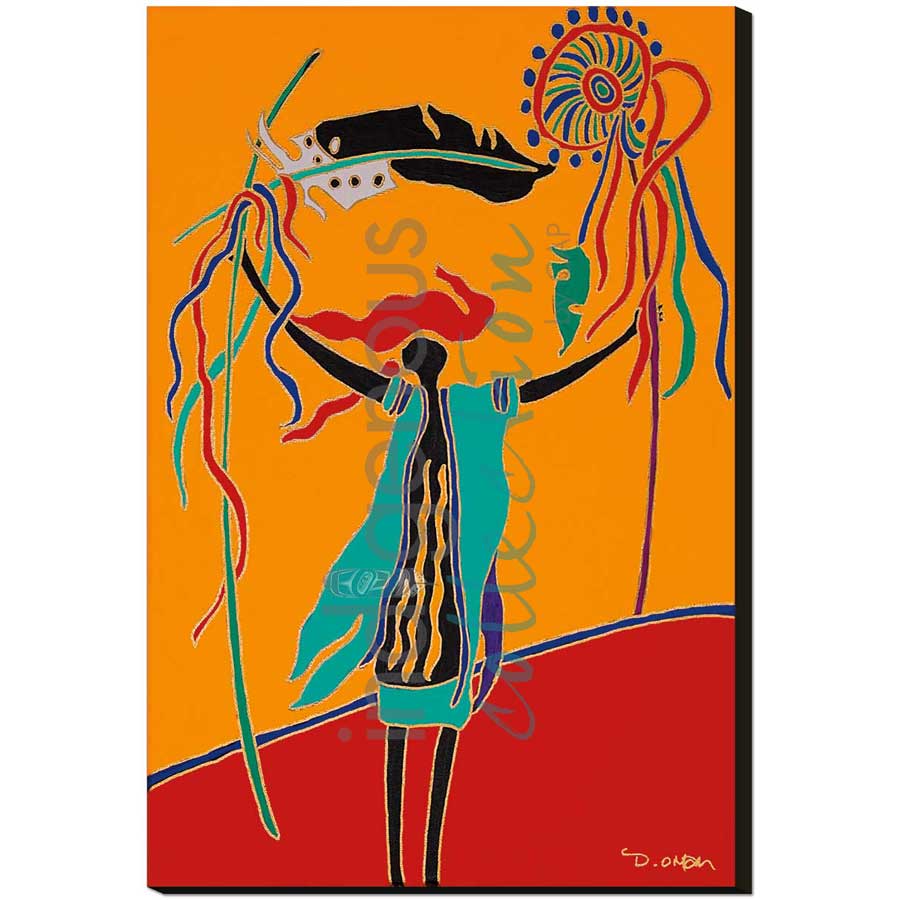 The Healer by artist Dawn Oman - Denesuline (Chipewyan). Indigenous Collection