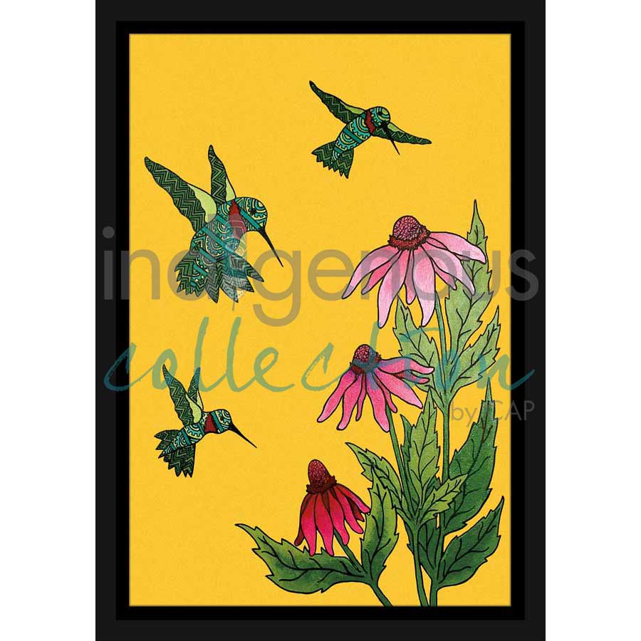 Grateful Hearts by artist Victoria McKinney - Echota Cherokee. Indigenous Collection