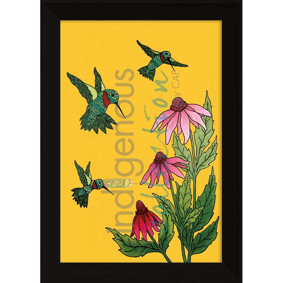 Grateful Hearts by artist Victoria McKinney - Echota Cherokee. Indigenous Collection