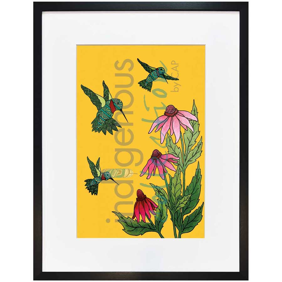 Grateful Hearts by artist Victoria McKinney - Echota Cherokee. Indigenous Collection