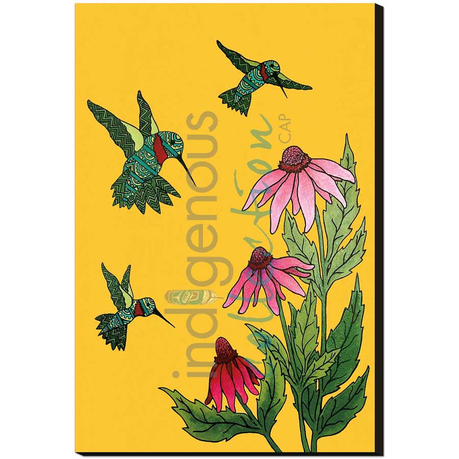 Grateful Hearts by artist Victoria McKinney - Echota Cherokee. Indigenous Collection