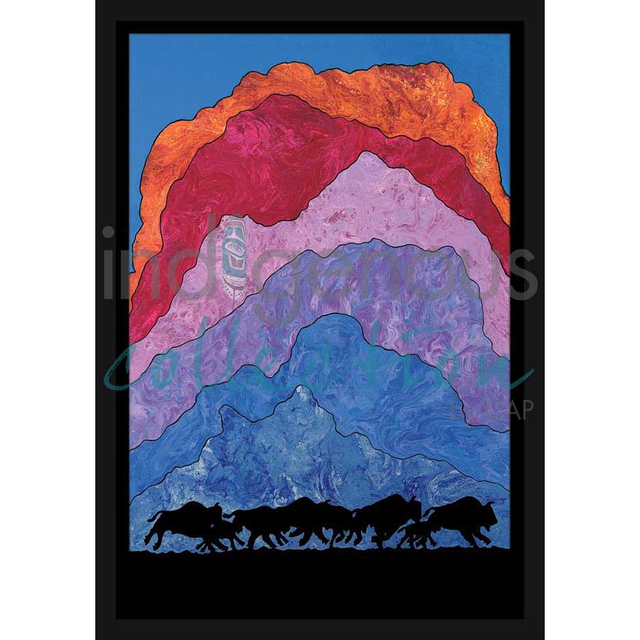 Thunder by artist Victoria McKinney - Echota Cherokee. Indigenous Collection