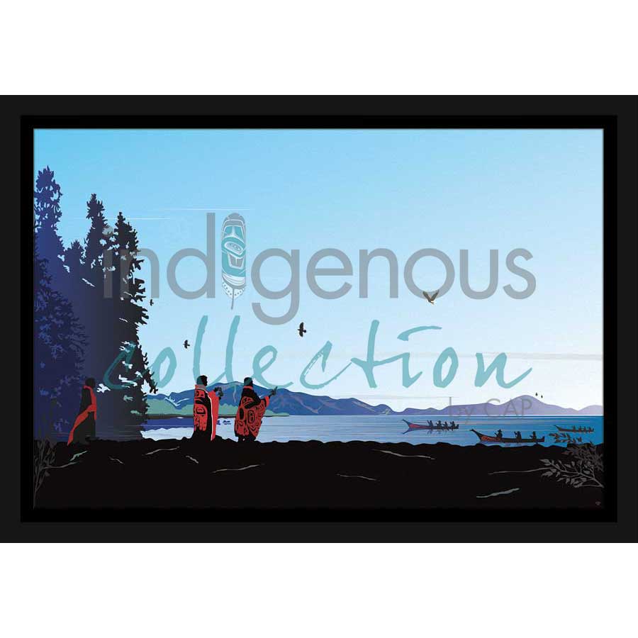 Welcoming by artist Mark Preston - Tlingit. Indigenous Collection