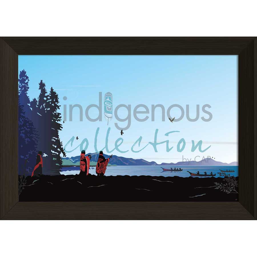 Welcoming by artist Mark Preston - Tlingit. Indigenous Collection