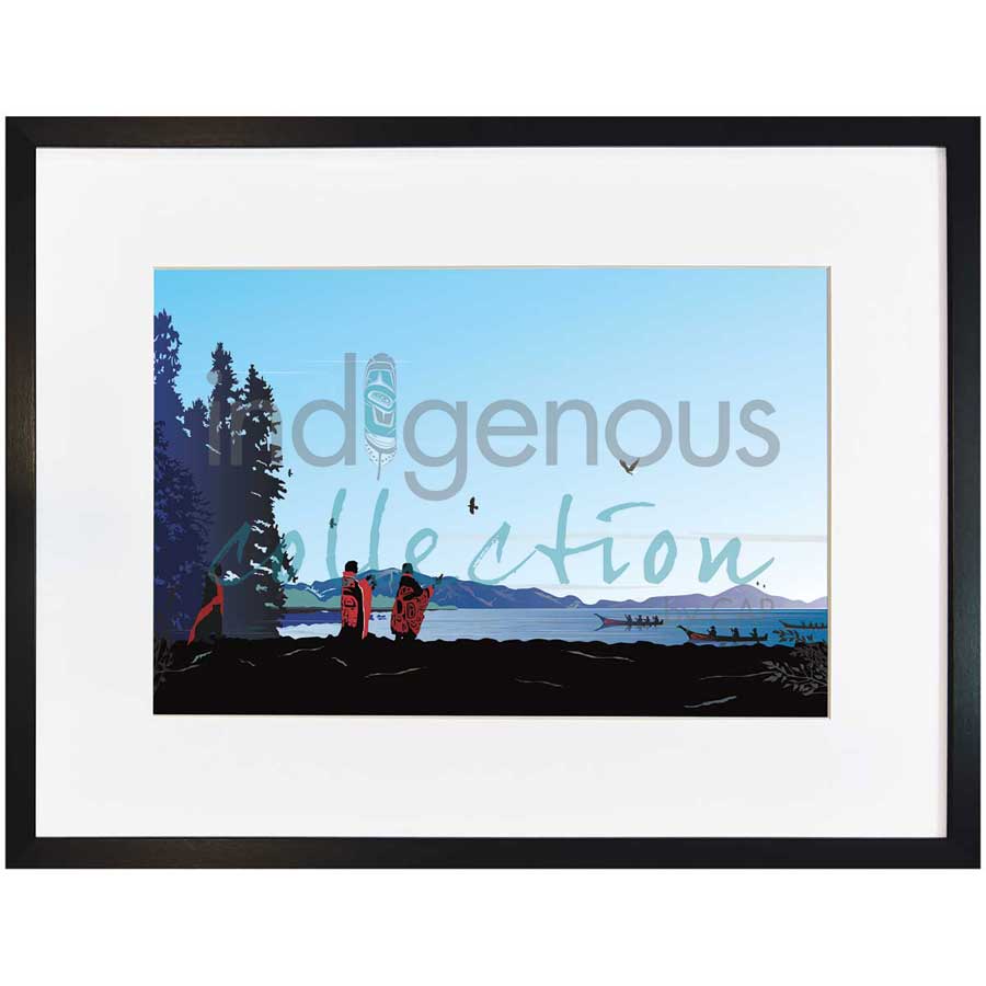Welcoming by artist Mark Preston - Tlingit. Indigenous Collection