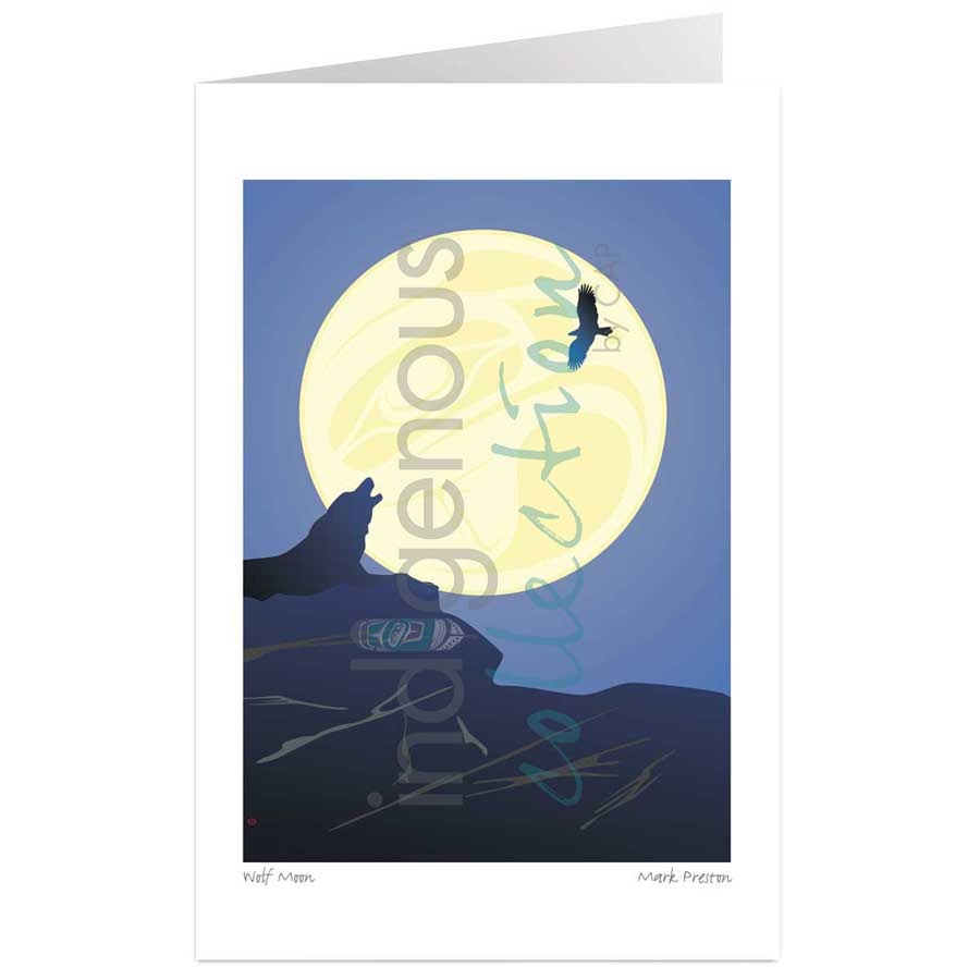 Wolf Moon by artist Mark Preston