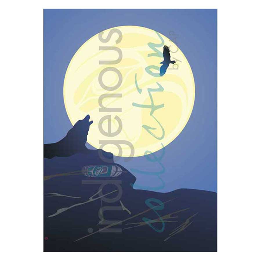 Wolf Moon Canvas Prints