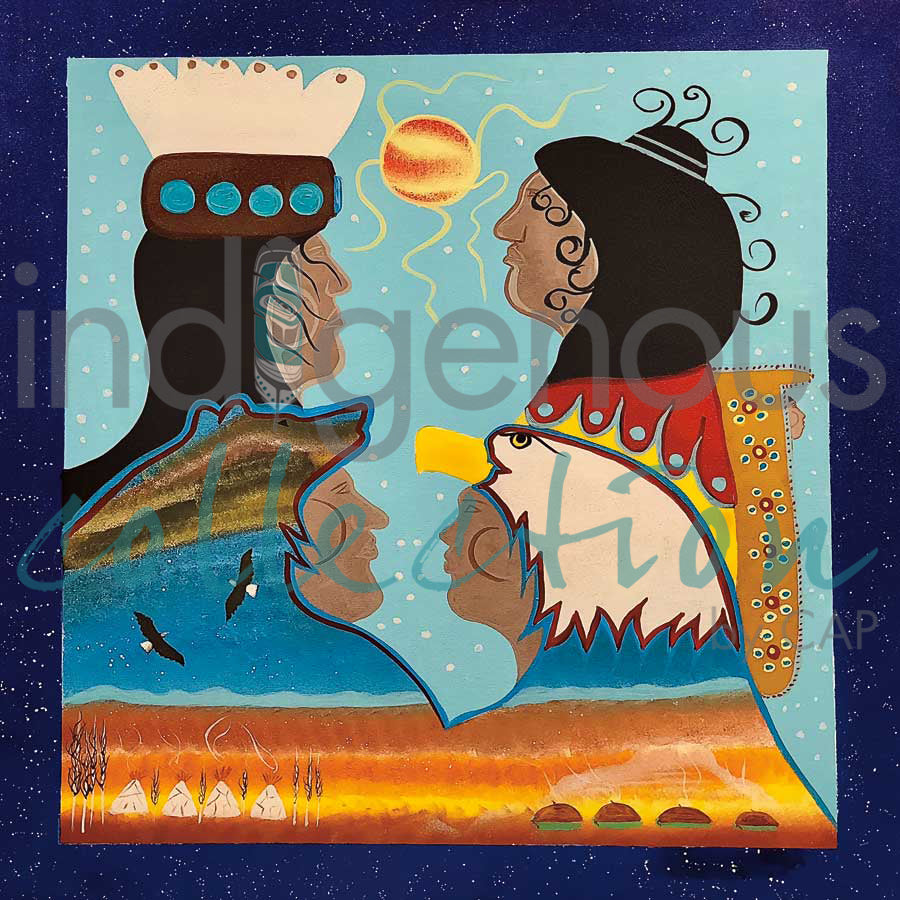 Spiritual Connection by artist Russell Noganosh