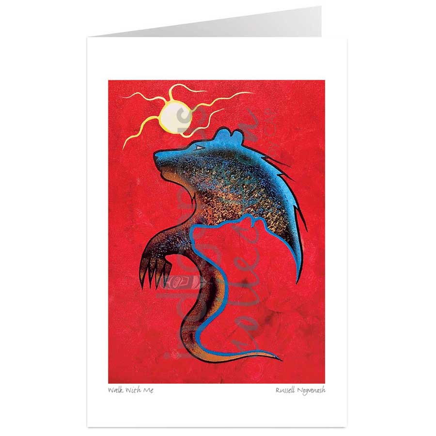 Walk With Me by artist Russell Noganosh