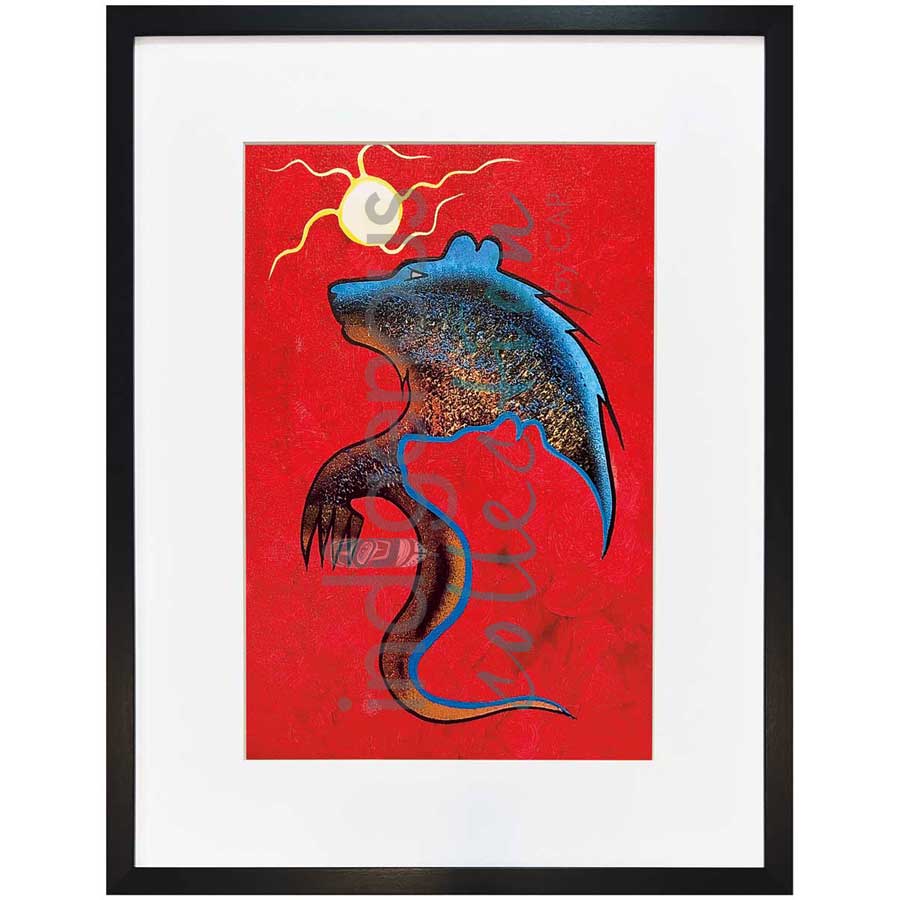 Walk With Me by artist Russell Noganosh - Algonquin/Ojibway. Indigenous Collection