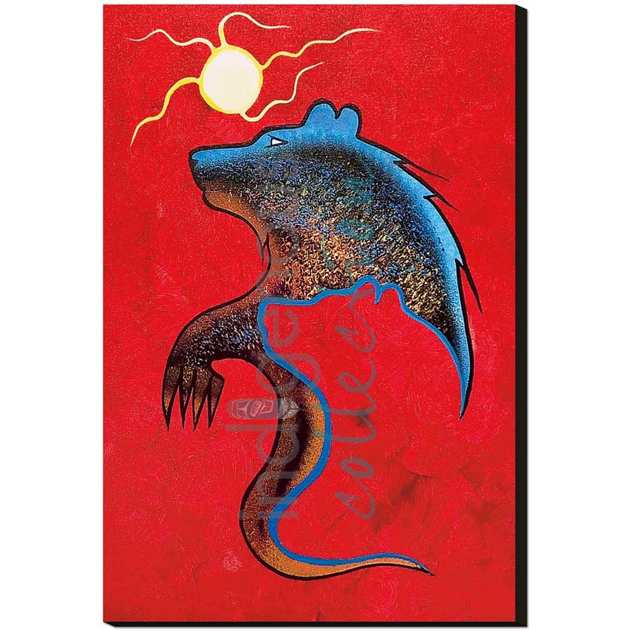 Walk With Me by artist Russell Noganosh - Algonquin/Ojibway. Indigenous Collection