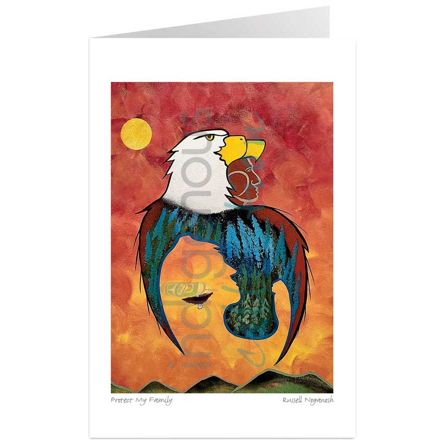 Protect My Family by artist Russell Noganosh