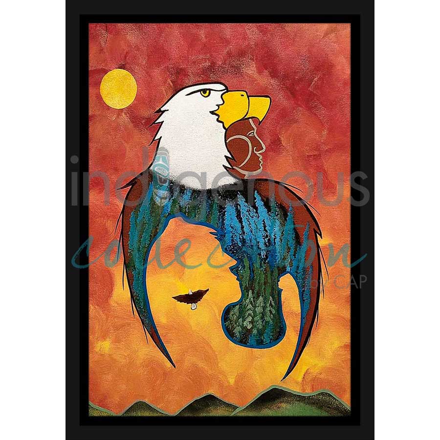 Protect My Family by artist Russell Noganosh - Algonquin/Ojibway. Indigenous Collection