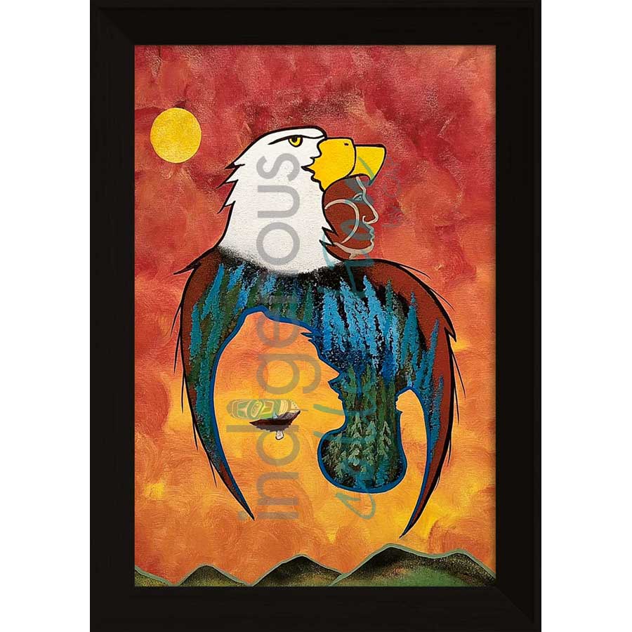Protect My Family by artist Russell Noganosh - Algonquin/Ojibway. Indigenous Collection
