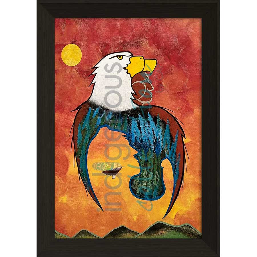 Protect My Family by artist Russell Noganosh - Algonquin/Ojibway. Indigenous Collection