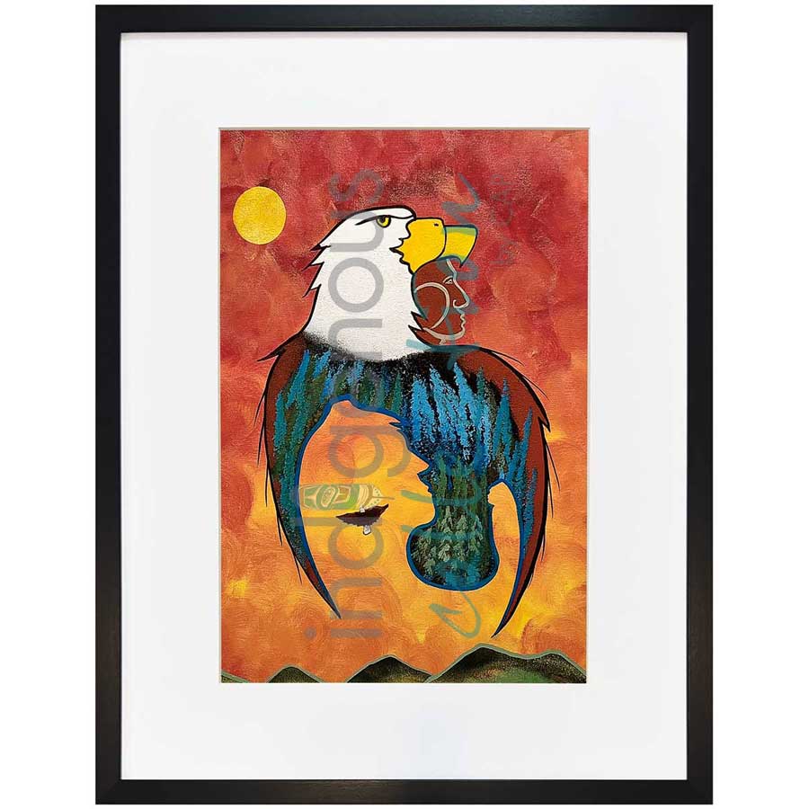 Protect My Family by artist Russell Noganosh - Algonquin/Ojibway. Indigenous Collection