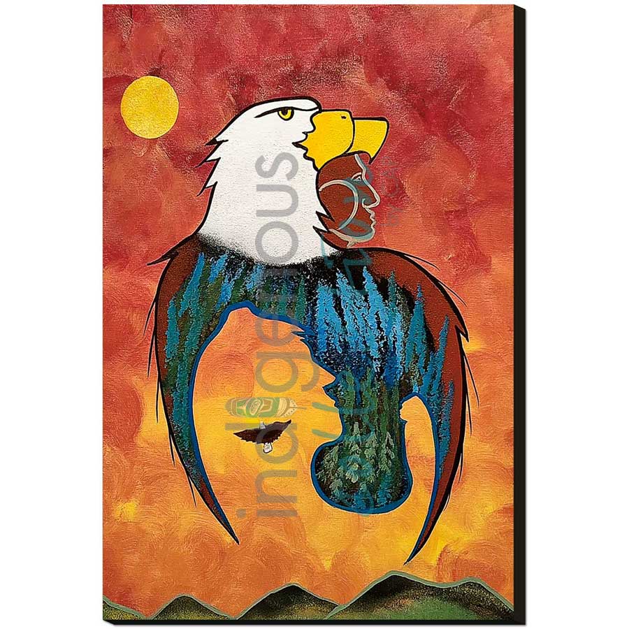 Protect My Family by artist Russell Noganosh - Algonquin/Ojibway. Indigenous Collection