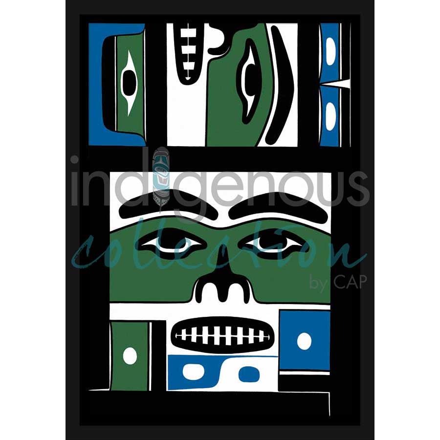 Faces Within by artist Steve Smith - Kwakwaka'wakw. Indigenous Collection