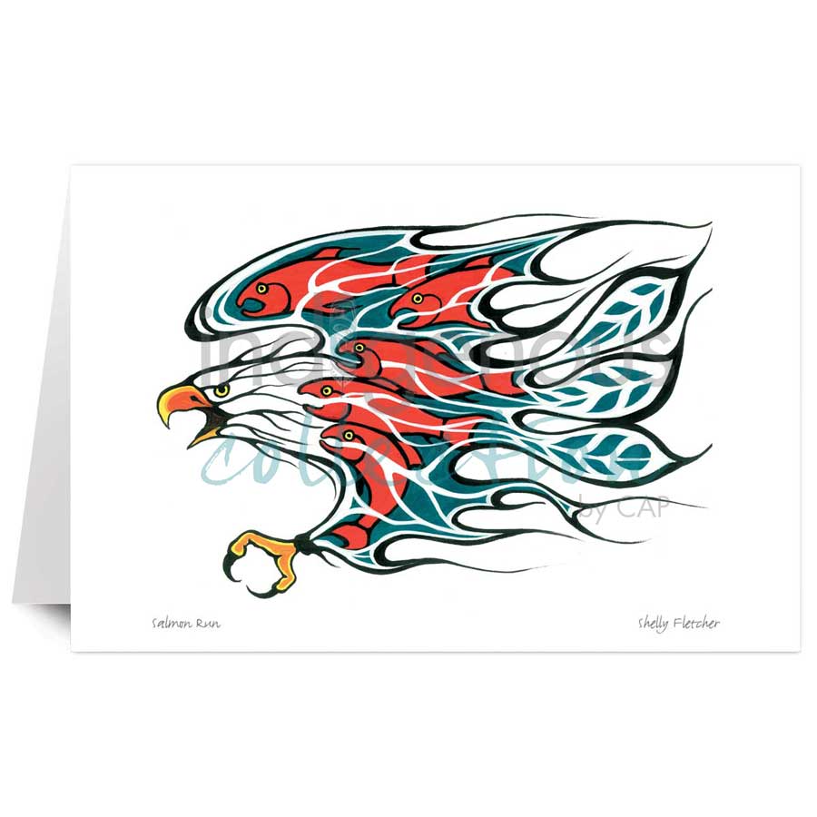 Salmon Run by artist Shelly Fletcher