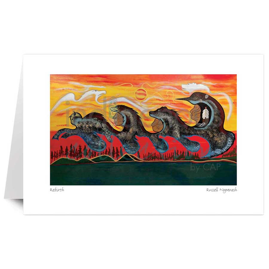 Rebirth by artist Russell Noganosh