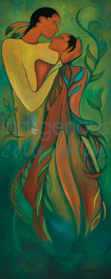 Mother Nature and Mankind by artist Maxine Noel