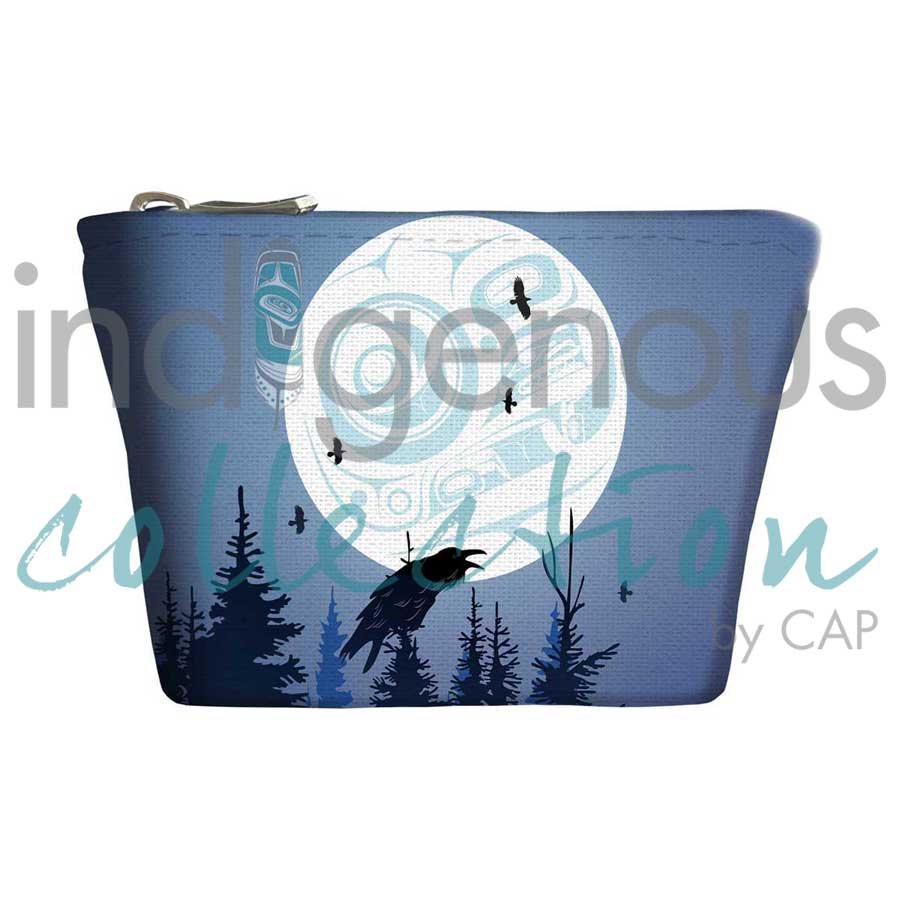 Raven Moon Coin Purse by artist Mark Preston