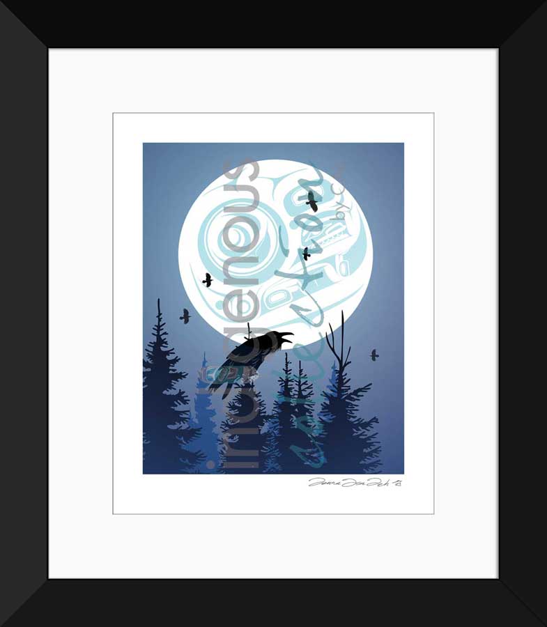 Raven Moon Limited Edition. Indigenous Collection