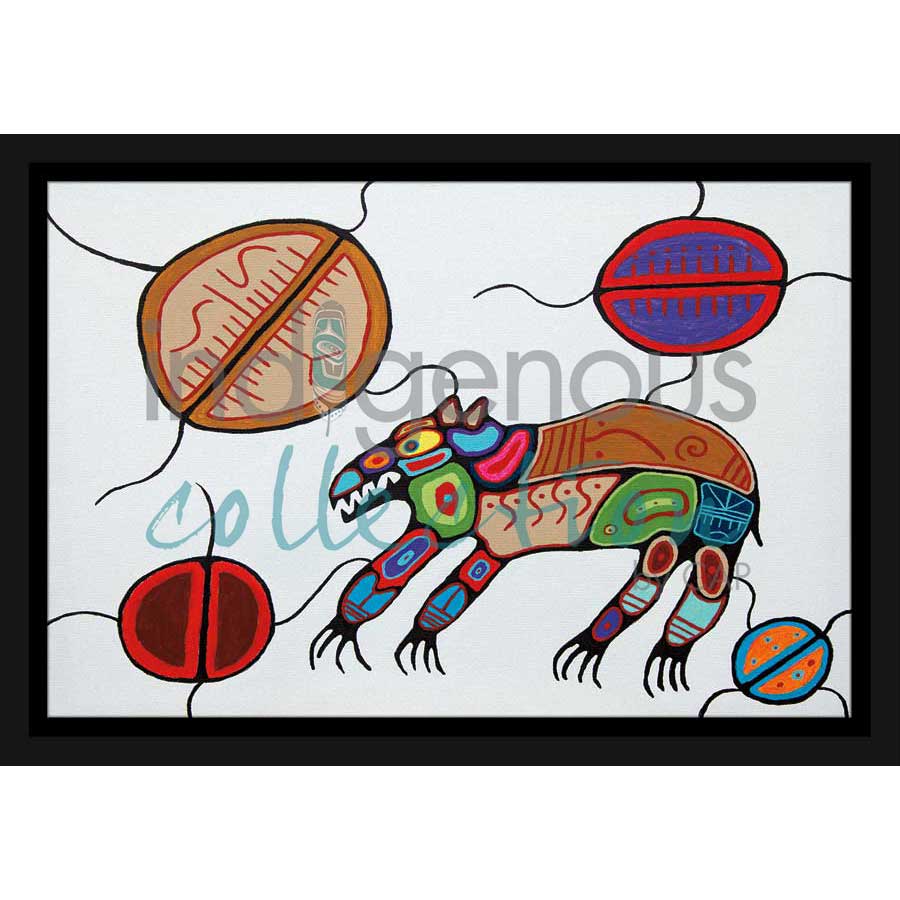 Bear by artist Dave Pelletier - Cree/Nakota. Indigenous Collection