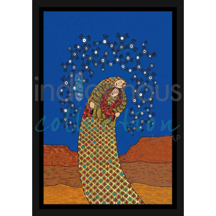 Under The Stars by artist Victoria McKinney - Echota Cherokee. Indigenous Collection