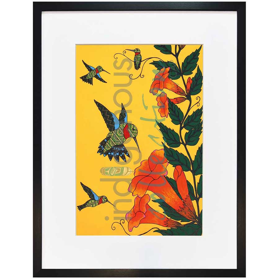 Walalu Dance by artist Victoria McKinney - Echota Cherokee. Indigenous Collection