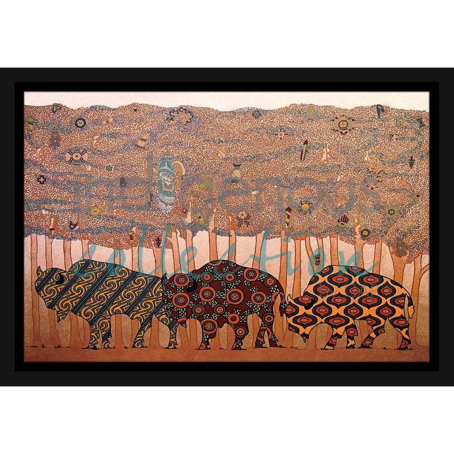 Woodlands Majesty by artist Victoria McKinney - Echota Cherokee. Indigenous Collection
