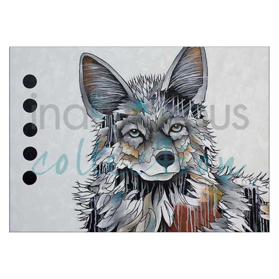 Prairie Wolf Canvas Prints
