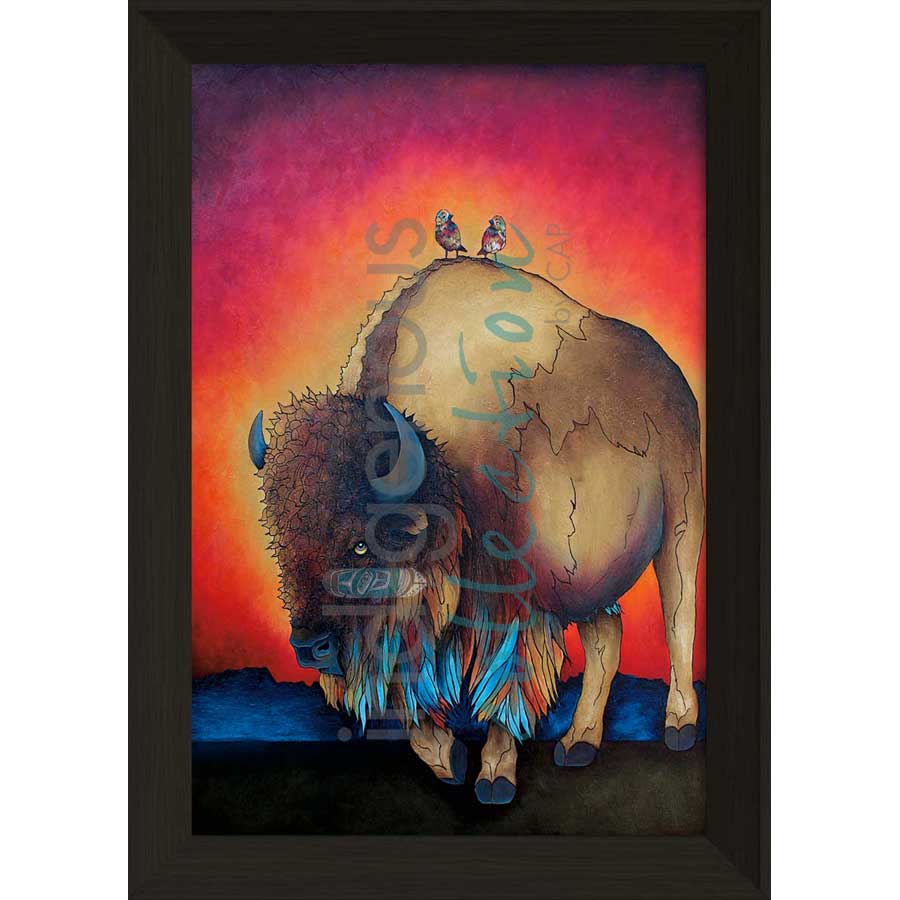 Ruby Dawn by artist Micqaela Jones - Te-Moak. Indigenous Collection