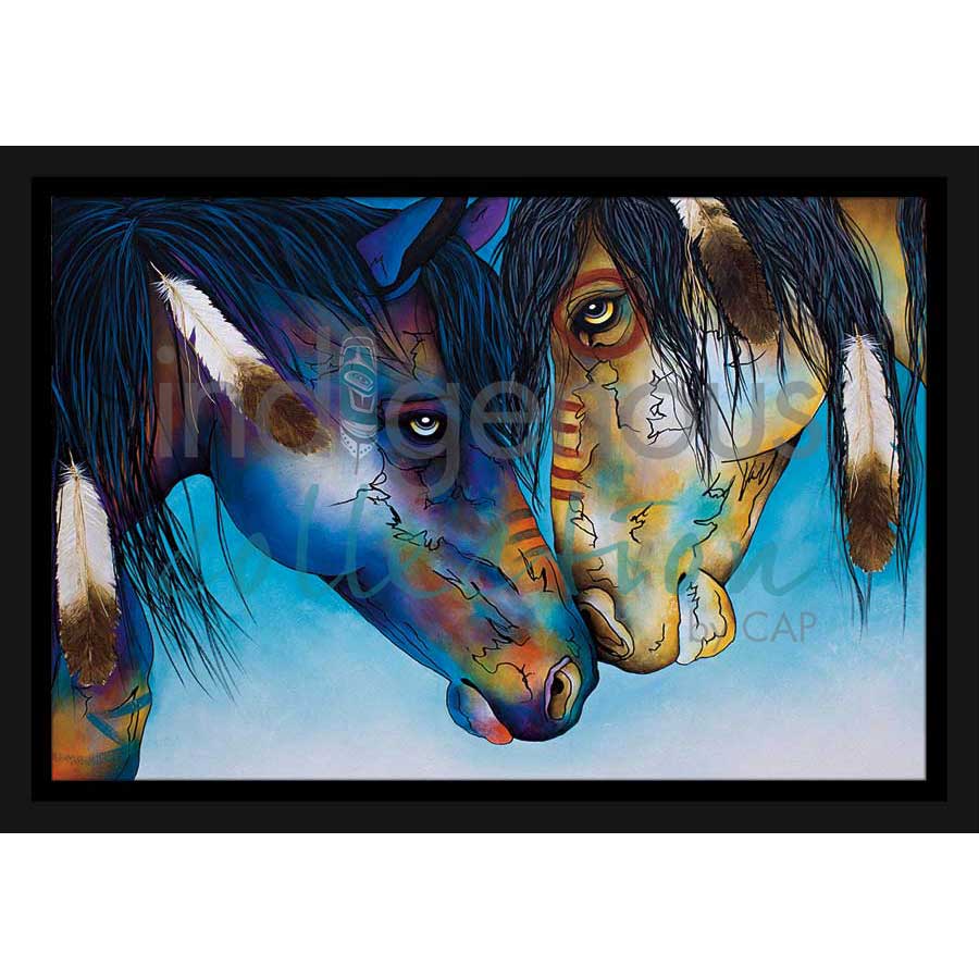 Kindred Spirits by artist Micqaela Jones - Te-Moak. Indigenous Collection