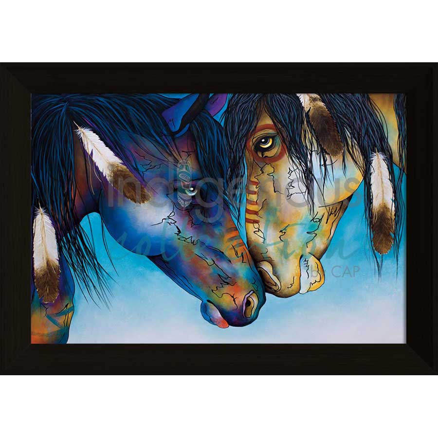 Kindred Spirits by artist Micqaela Jones - Te-Moak. Indigenous Collection