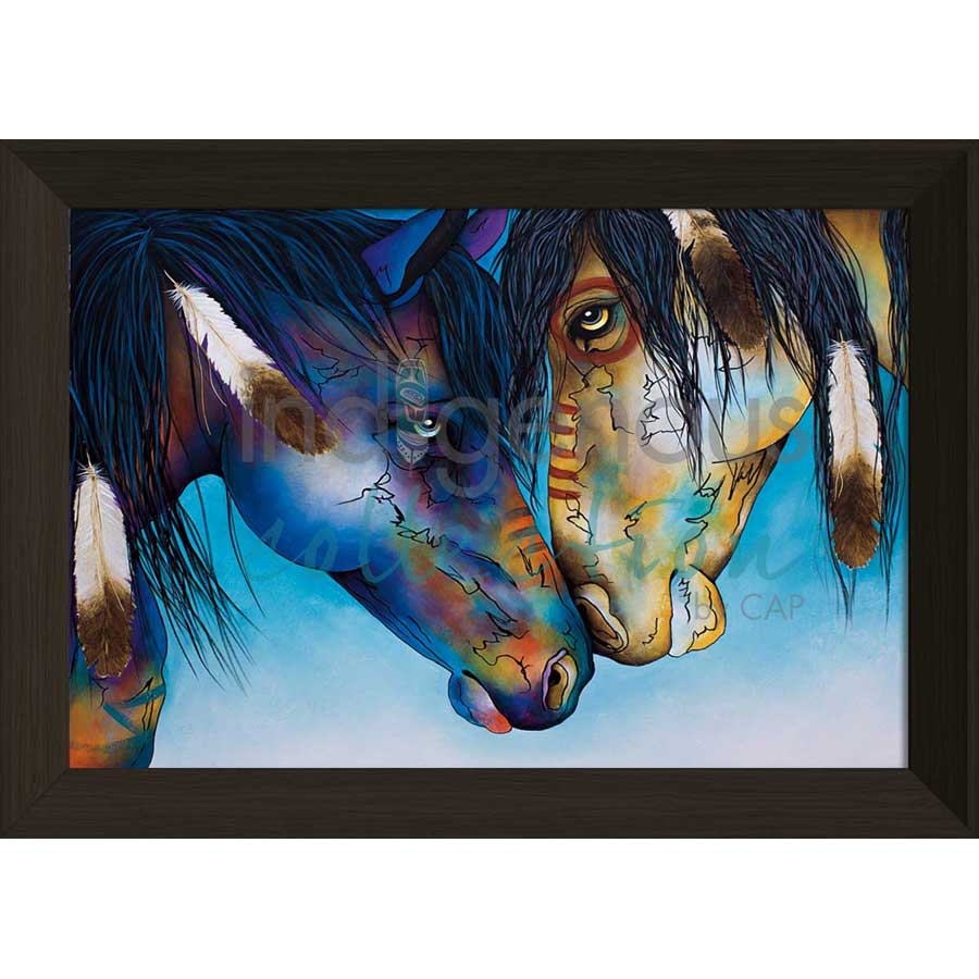 Kindred Spirits by artist Micqaela Jones - Te-Moak. Indigenous Collection