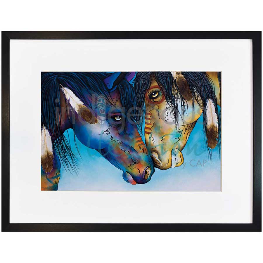 Kindred Spirits by artist Micqaela Jones - Te-Moak. Indigenous Collection